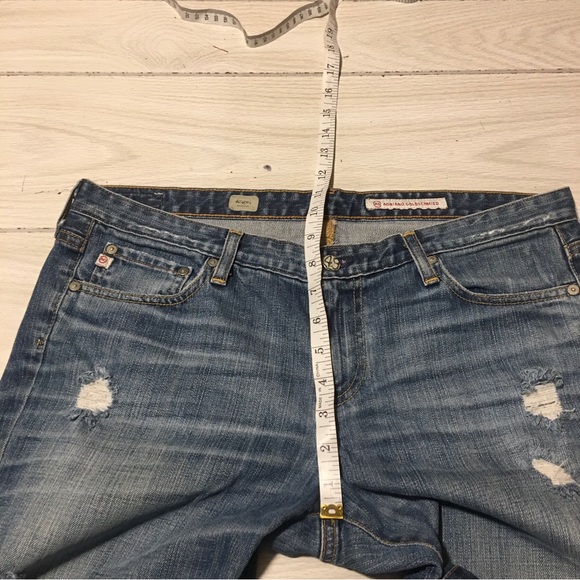 AG Adriano Goldschmied The Angel Faded Black Boot Cut Jeans Womens 32/34 - Picture 7 of 11